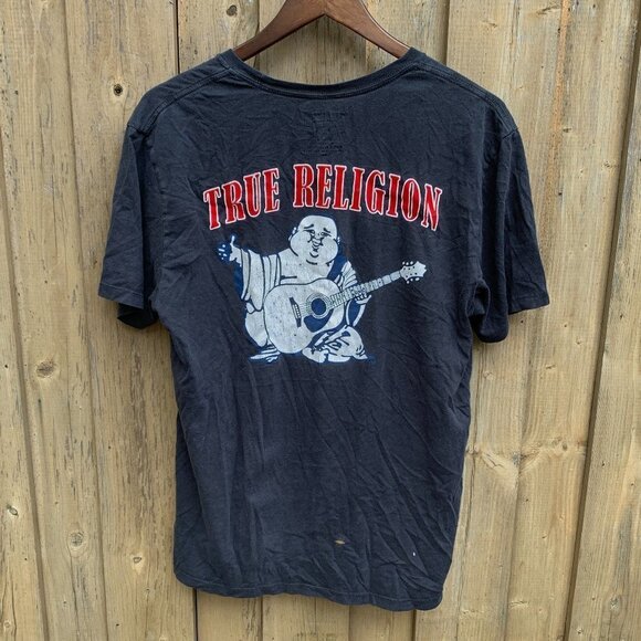 True Religion BIG LOGO T Shirt XL - Picture 1 of 4